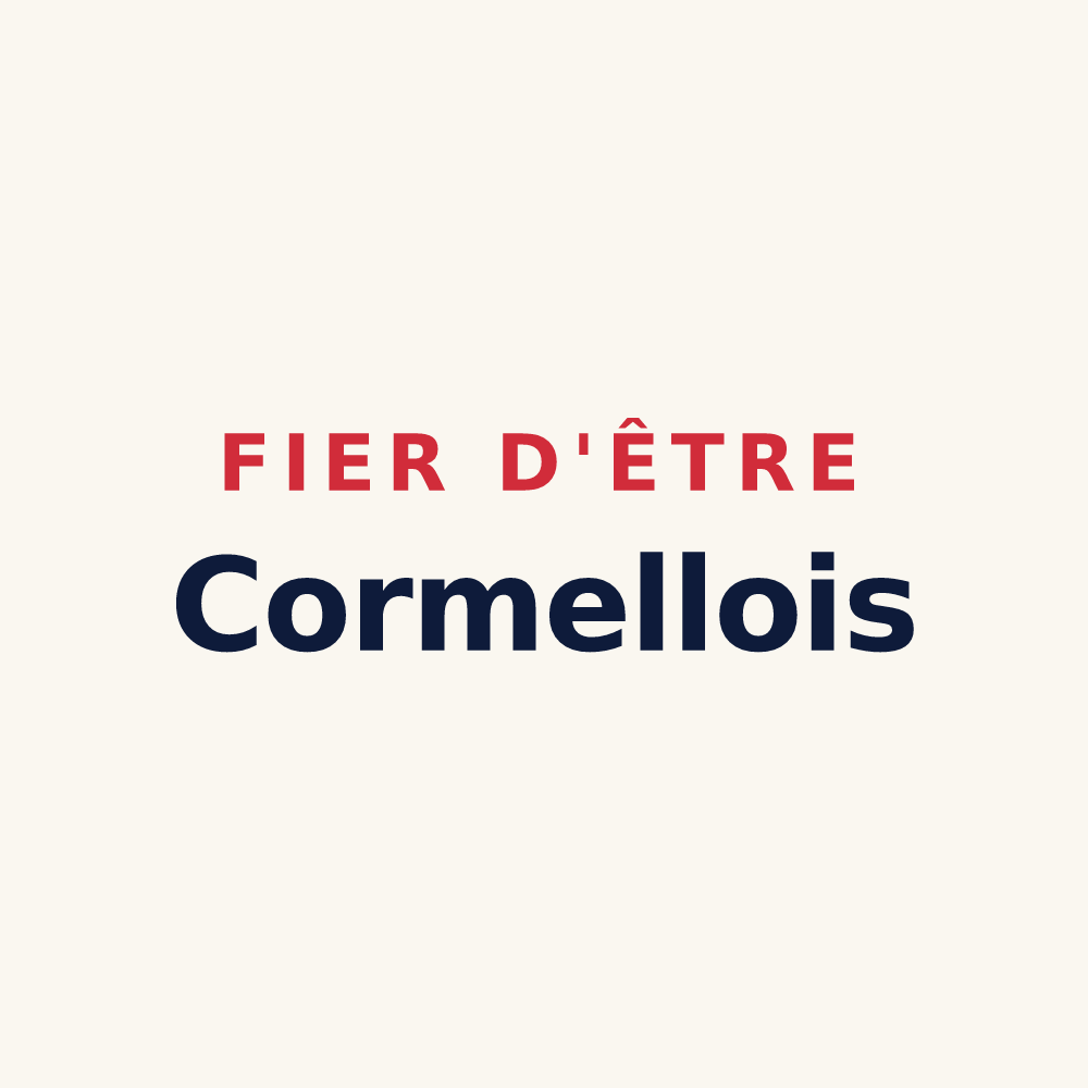 Tasse « Fier d'être Cormellois » — design pour Cormelles-le-Royal
