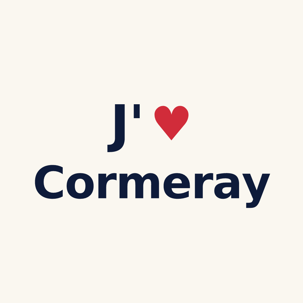 Tasse personnalisée Cormeray — design J'aime Cormeray