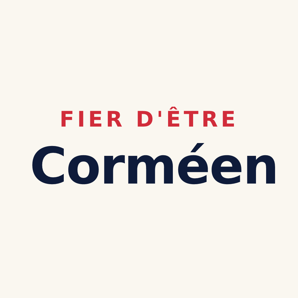 Tasse « Fier d'être Corméen » — design pour Cormes