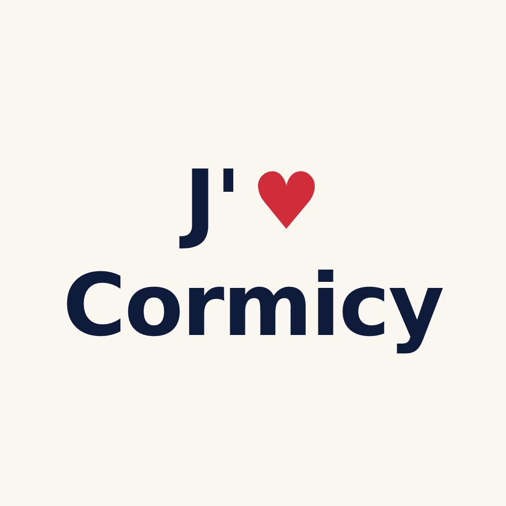 Tasse personnalisée Cormicy — design J'aime Cormicy