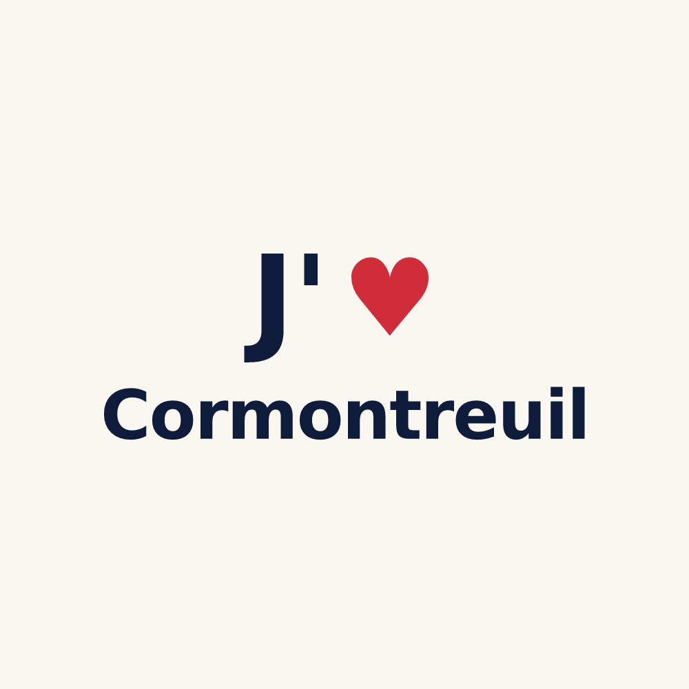 Tasse personnalisée Cormontreuil — design J'aime Cormontreuil