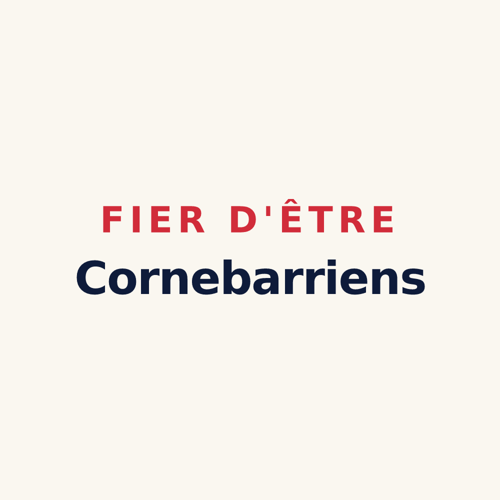 Tasse « Fier d'être Cornebarriens » — design pour Cornebarrieu