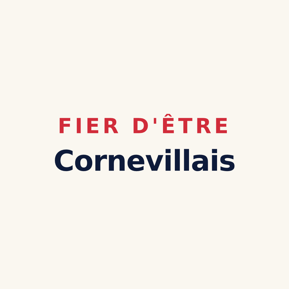 Tasse « Fier d'être Cornevillais » — design pour Corneville-sur-Risle