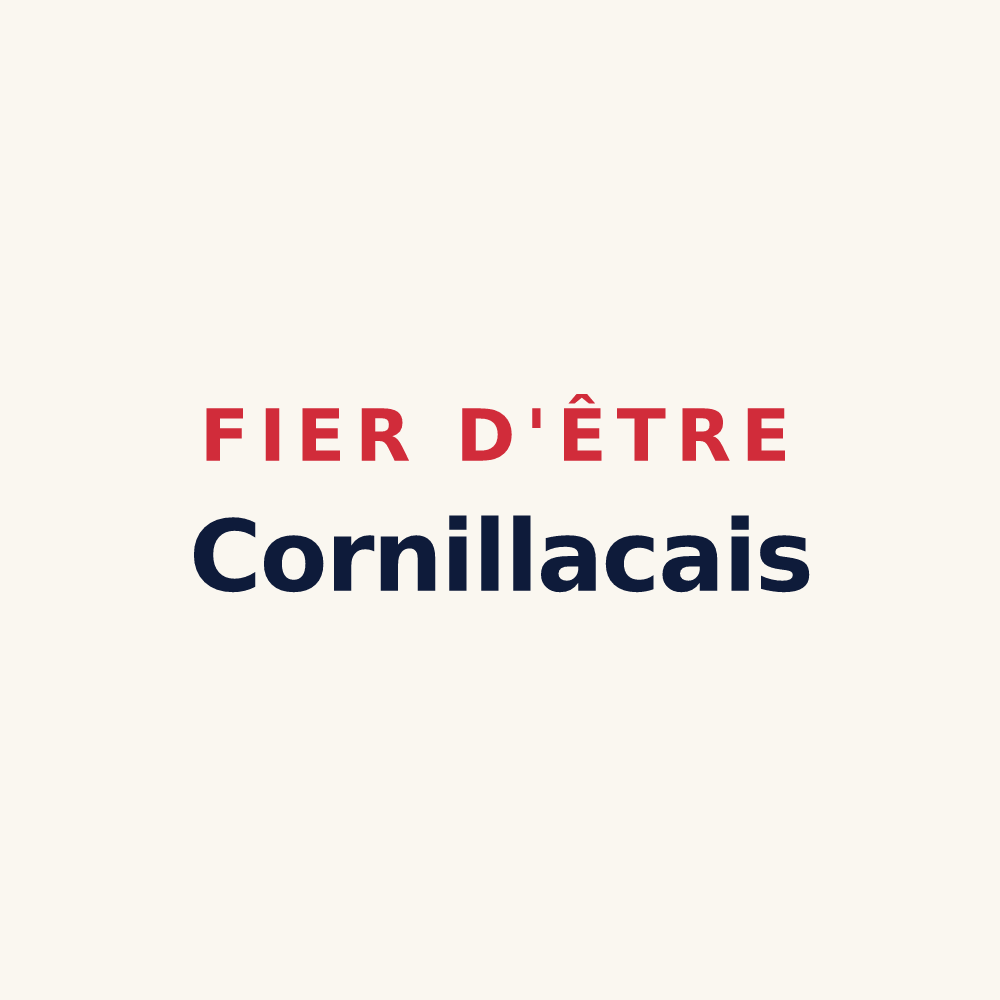 Tasse « Fier d'être Cornillacais » — design pour Cornillac