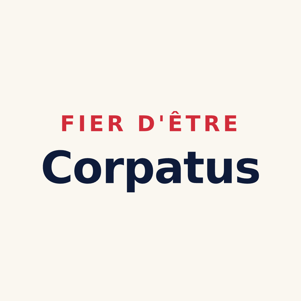 Tasse « Fier d'être Corpatus » — design pour Corps