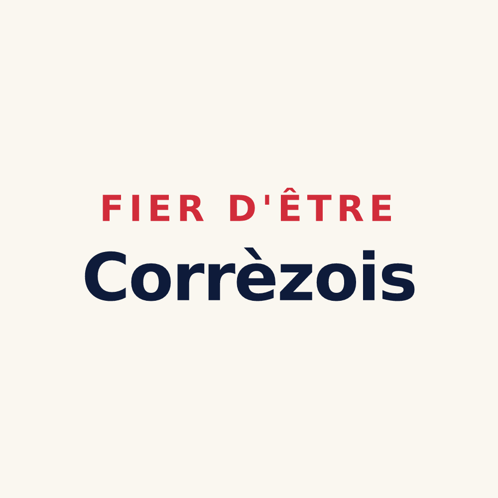 Tasse « Fier d'être Corrèzois » — design pour Corrèze