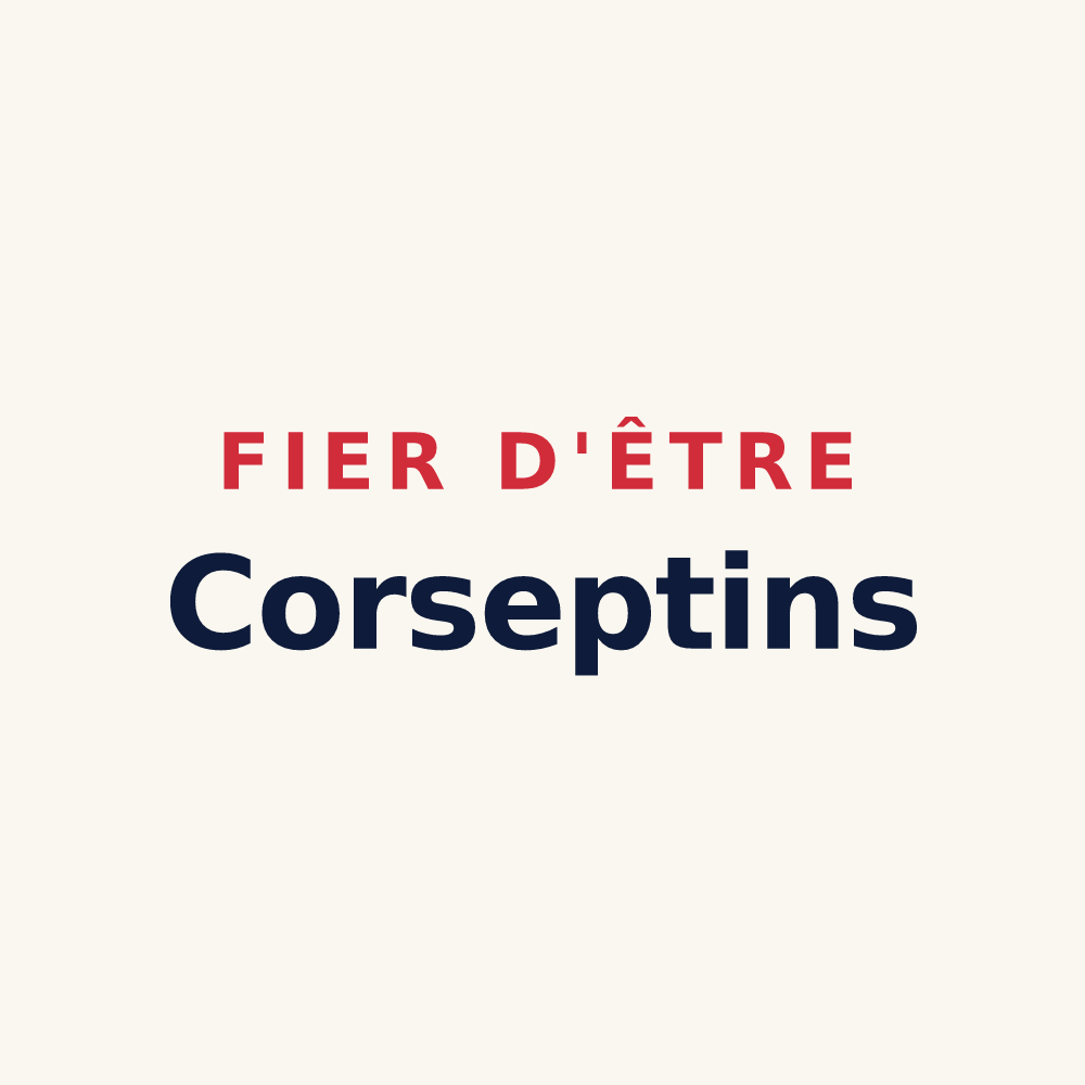 Tasse « Fier d'être Corseptins » — design pour Corsept