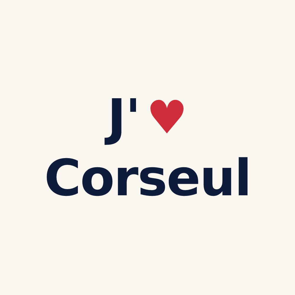 Tasse personnalisée Corseul — design J'aime Corseul