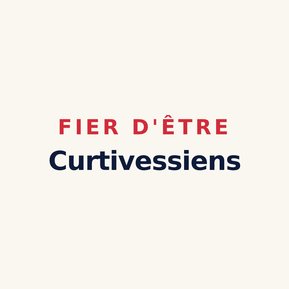 Tasse « Fier d'être Curtivessiens » — design pour Corveissiat