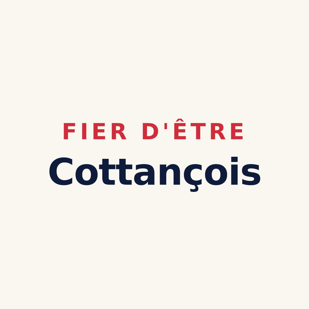 Tasse « Fier d'être Cottançois » — design pour Cottance