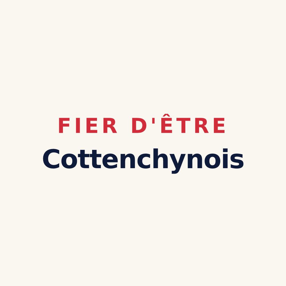 Tasse « Fier d'être Cottenchynois » — design pour Cottenchy