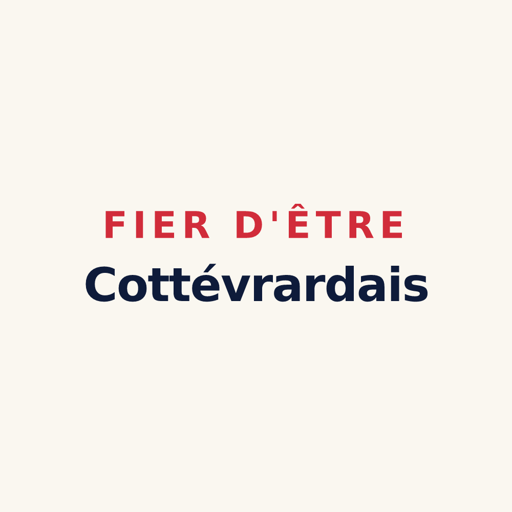 Tasse « Fier d'être Cottévrardais » — design pour Cottévrard