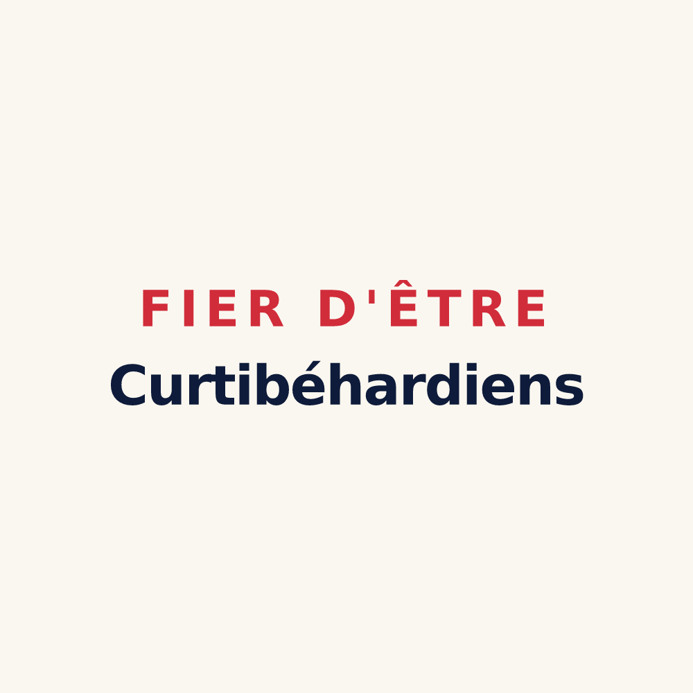 Tasse « Fier d'être Curtibéhardiens » — design pour Coubert