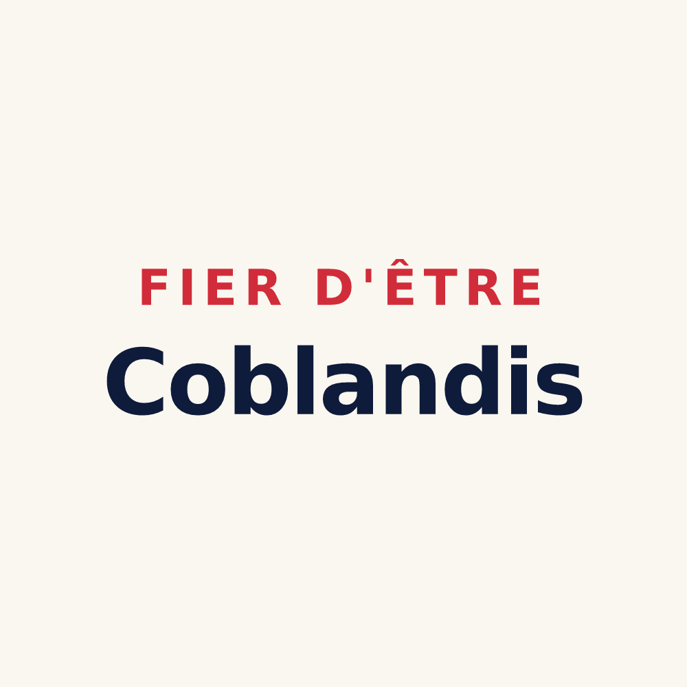 Tasse « Fier d'être Coblandis » — design pour Coublanc