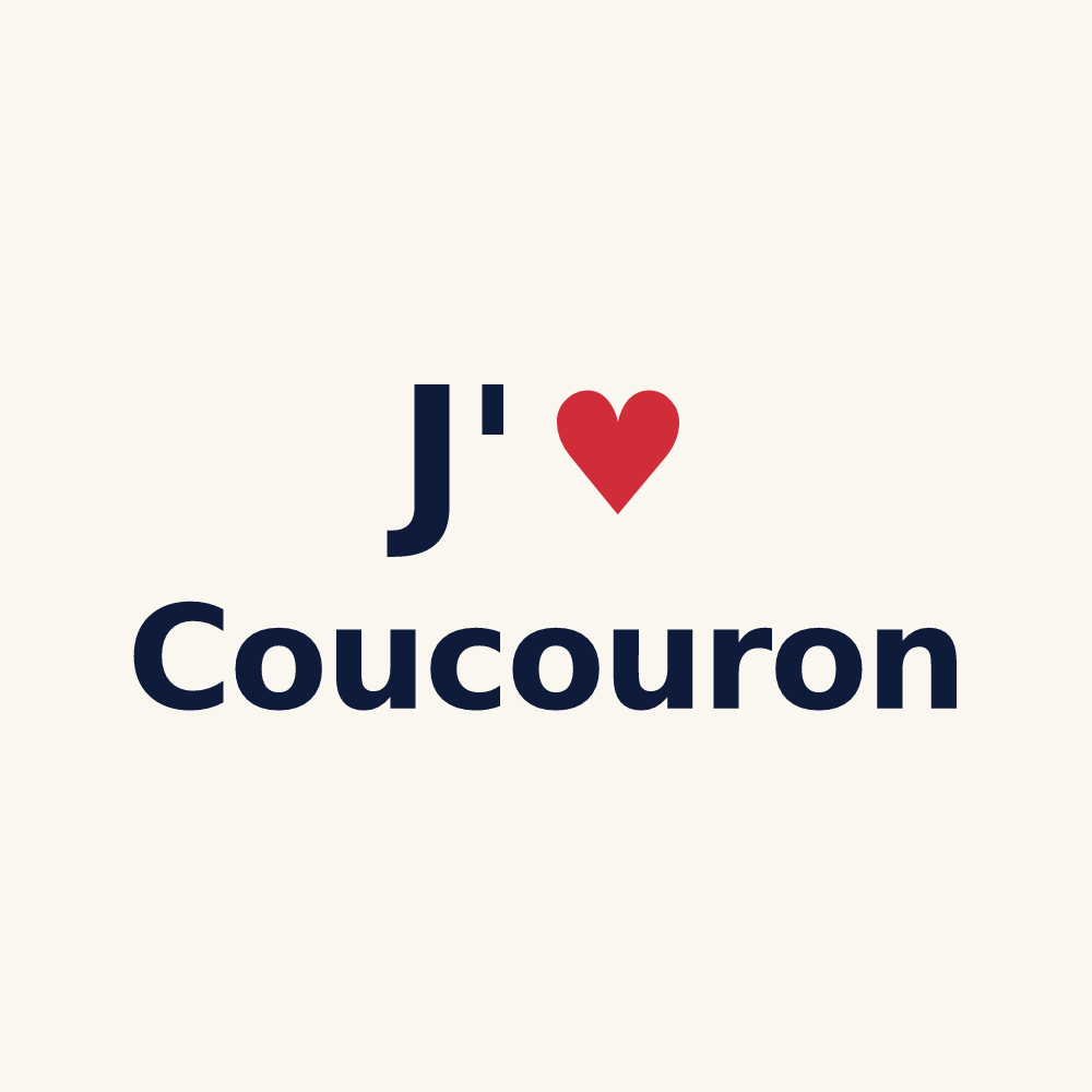 Tasse personnalisée Coucouron — design J'aime Coucouron