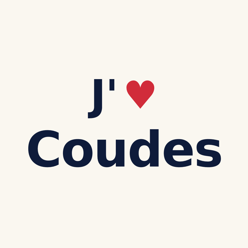 Tasse personnalisée Coudes — design J'aime Coudes