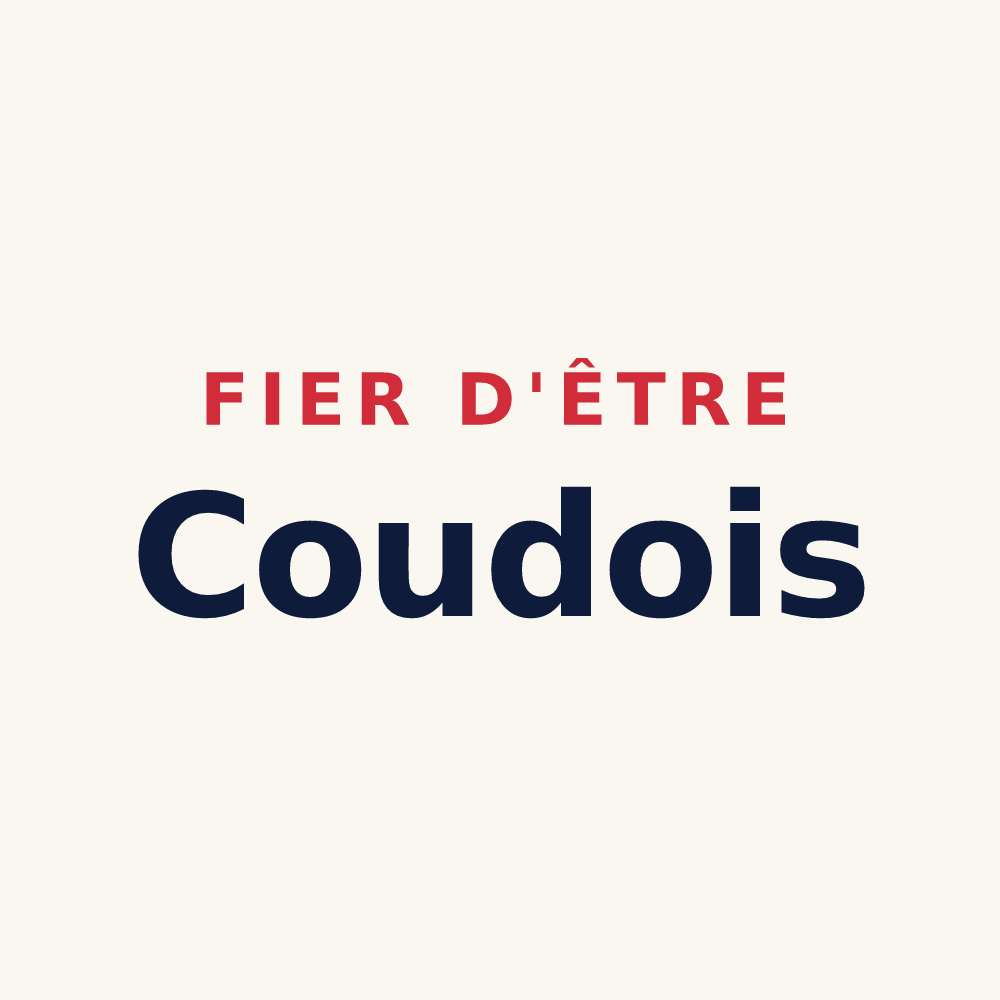 Tasse « Fier d'être Coudois » — design pour Coudes
