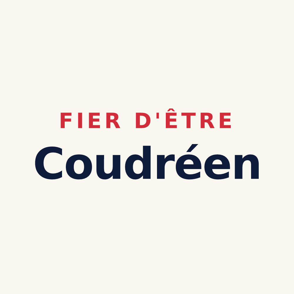 Tasse « Fier d'être Coudréen » — design pour Coudray