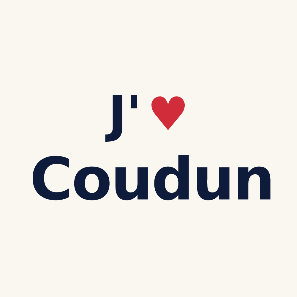 Tasse personnalisée Coudun — design J'aime Coudun