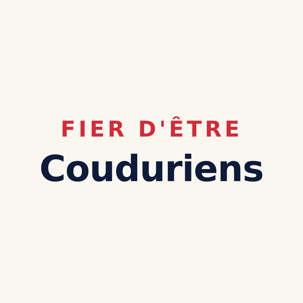 Tasse « Fier d'être Couduriens » — design pour Coudures
