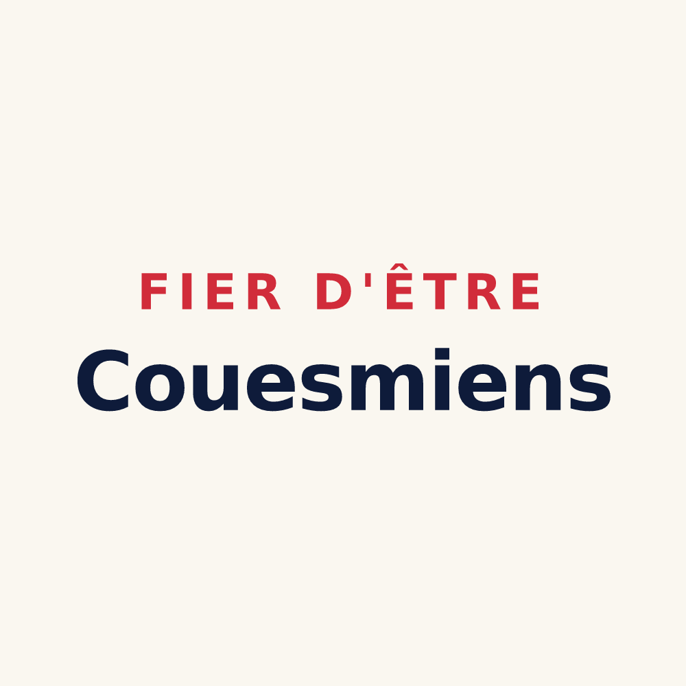 Tasse « Fier d'être Couesmiens » — design pour Couesmes-Vaucé