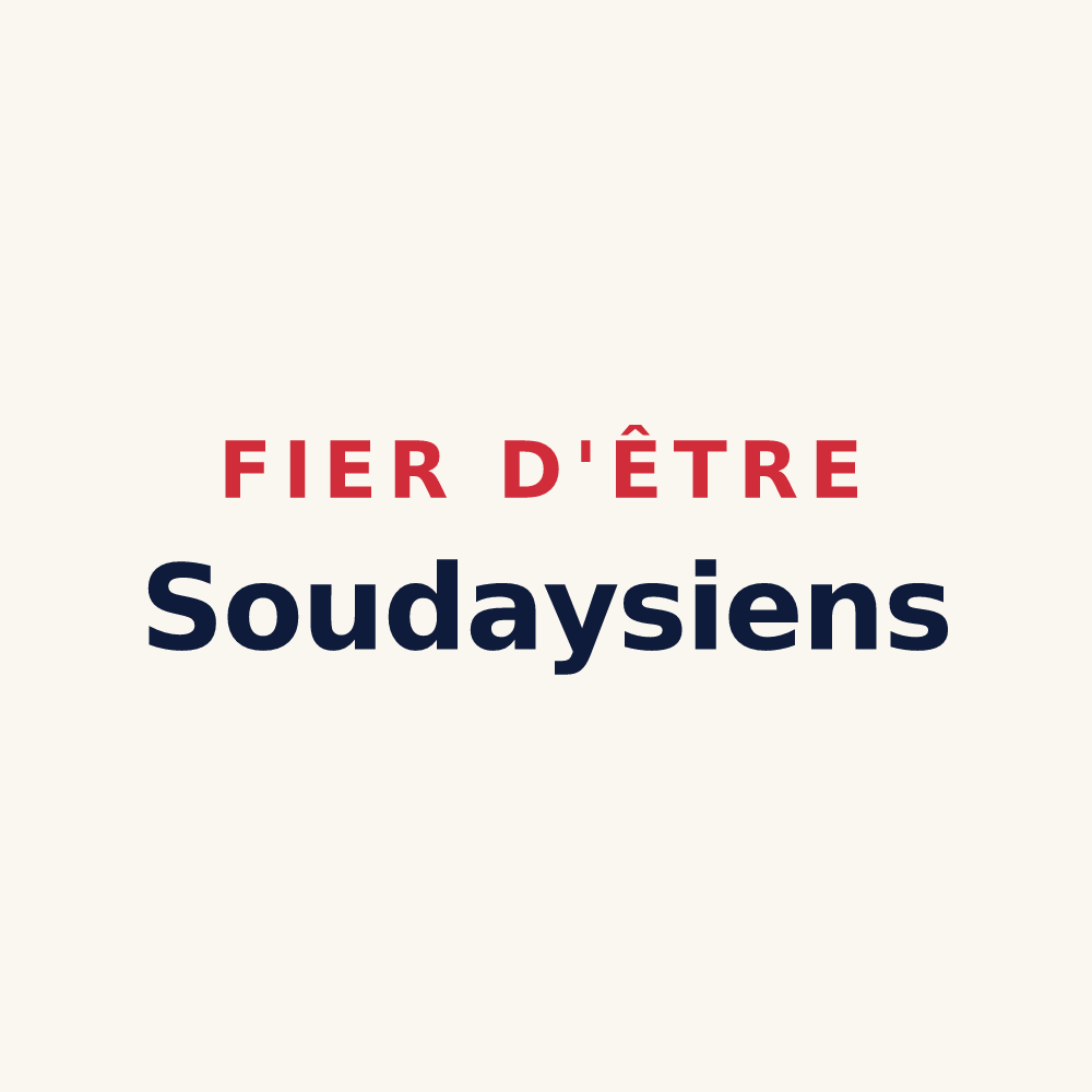 Tasse « Fier d'être Soudaysiens » — design pour Couëtron-au-Perche