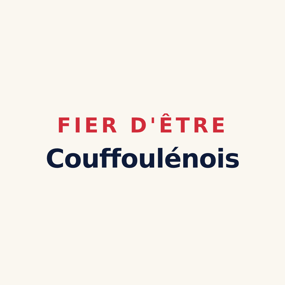 Tasse « Fier d'être Couffoulénois » — design pour Couffoulens