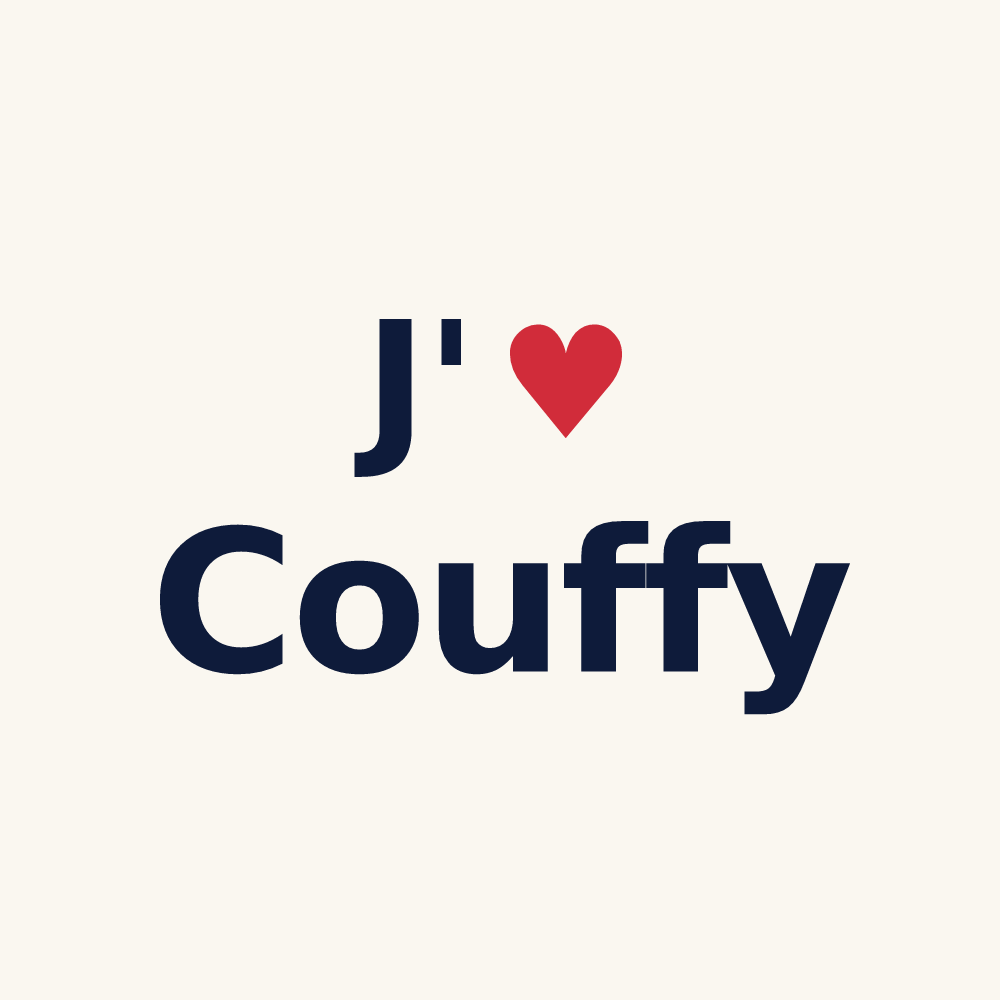 Tasse personnalisée Couffy — design J'aime Couffy