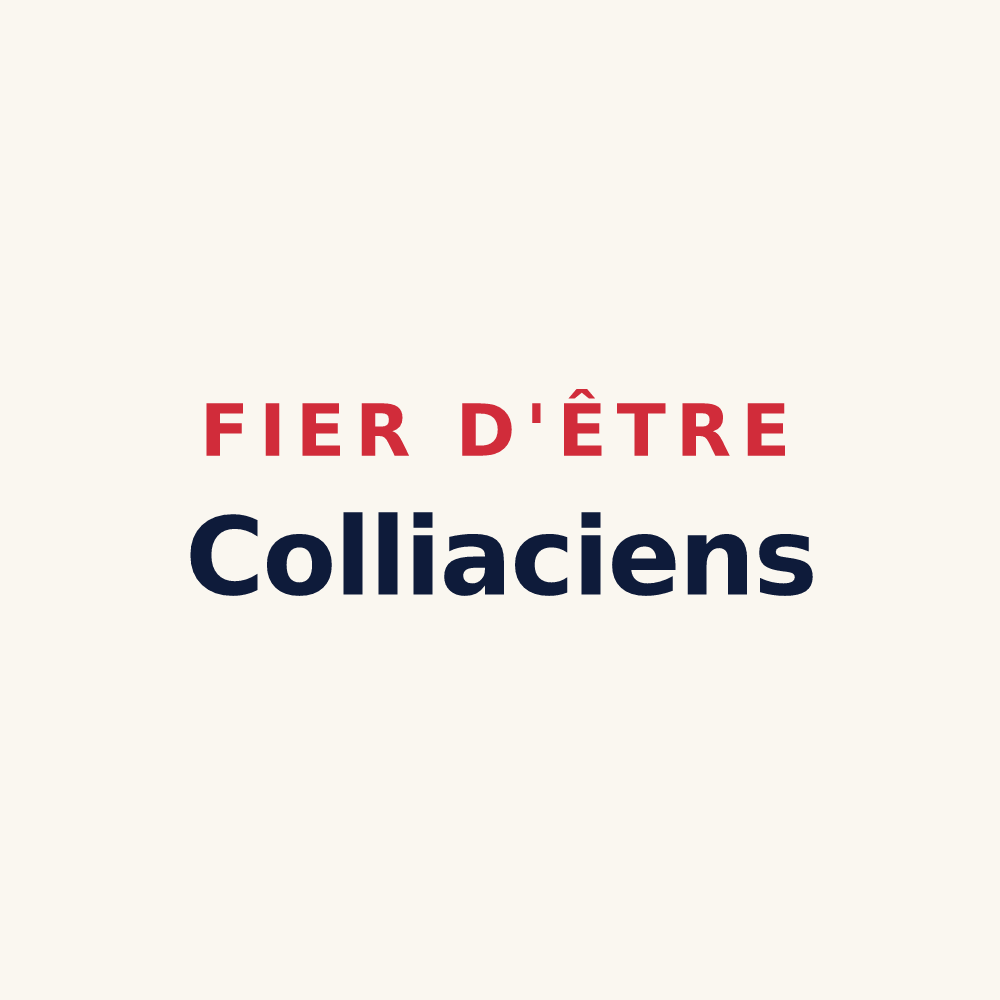 Tasse « Fier d'être Colliaciens » — design pour Couilly-Pont-aux-Dames