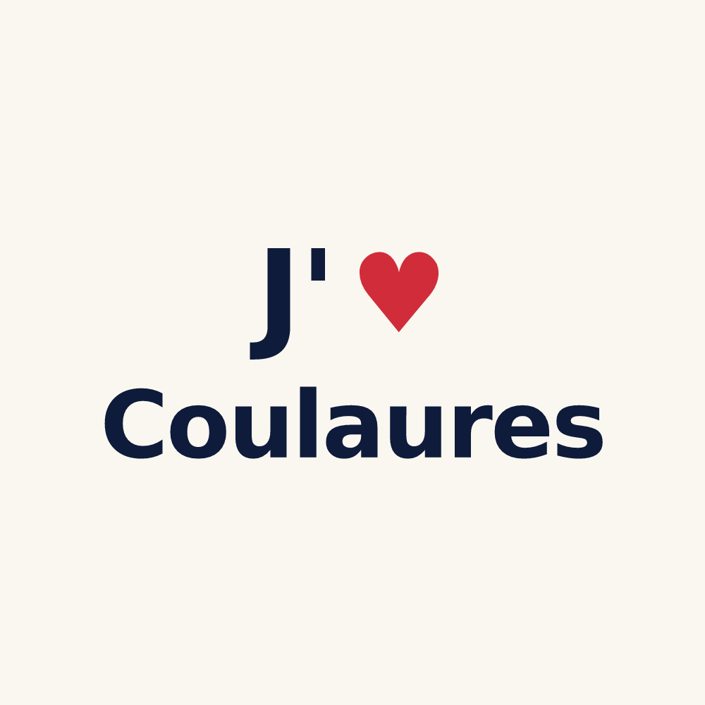 Tasse personnalisée Coulaures — design J'aime Coulaures