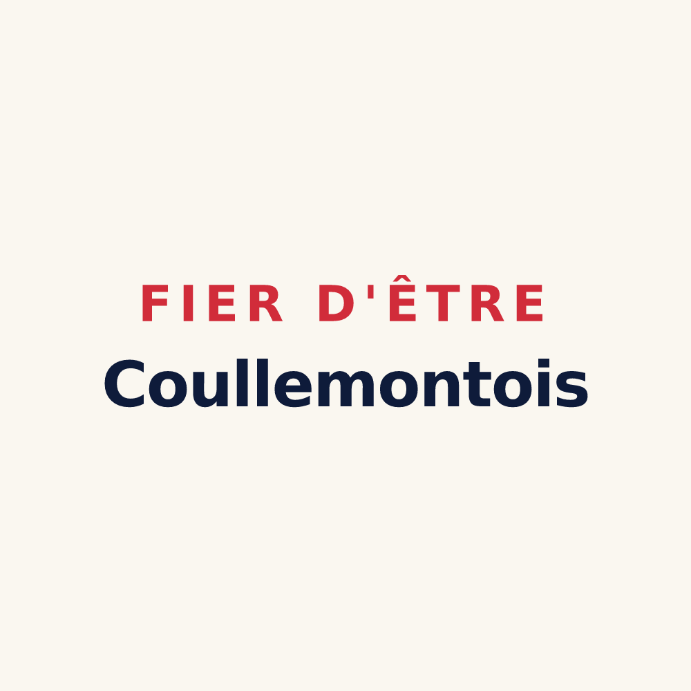 Tasse « Fier d'être Coullemontois » — design pour Coullemont