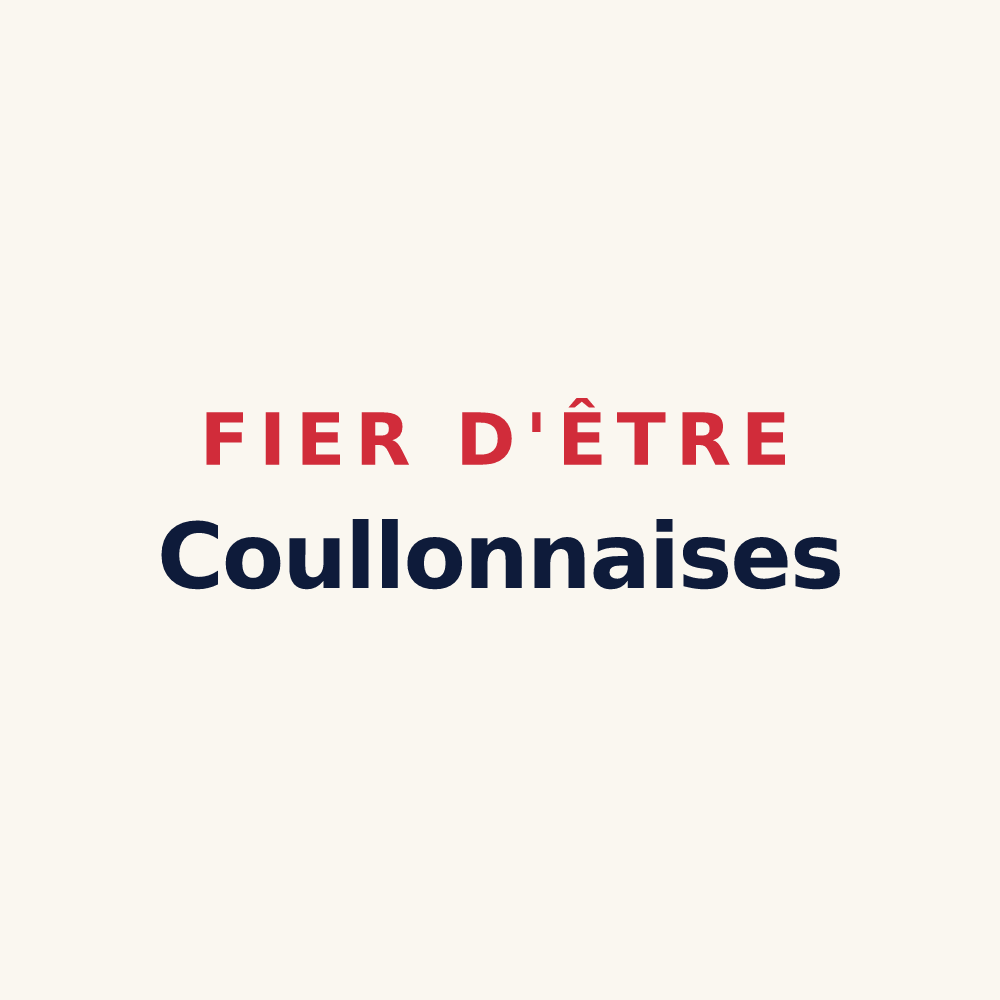 Tasse « Fier d'être Coullonnaises » — design pour Coullons
