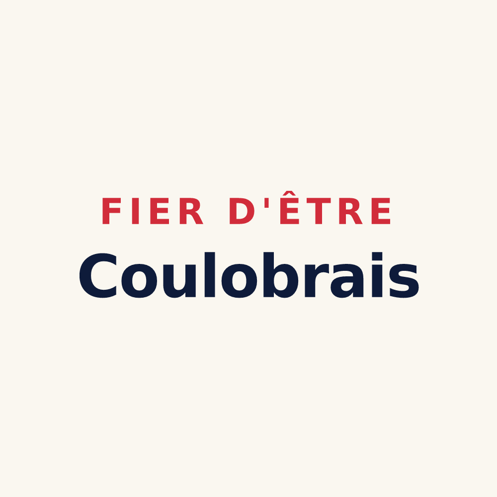 Tasse « Fier d'être Coulobrais » — design pour Coulobres