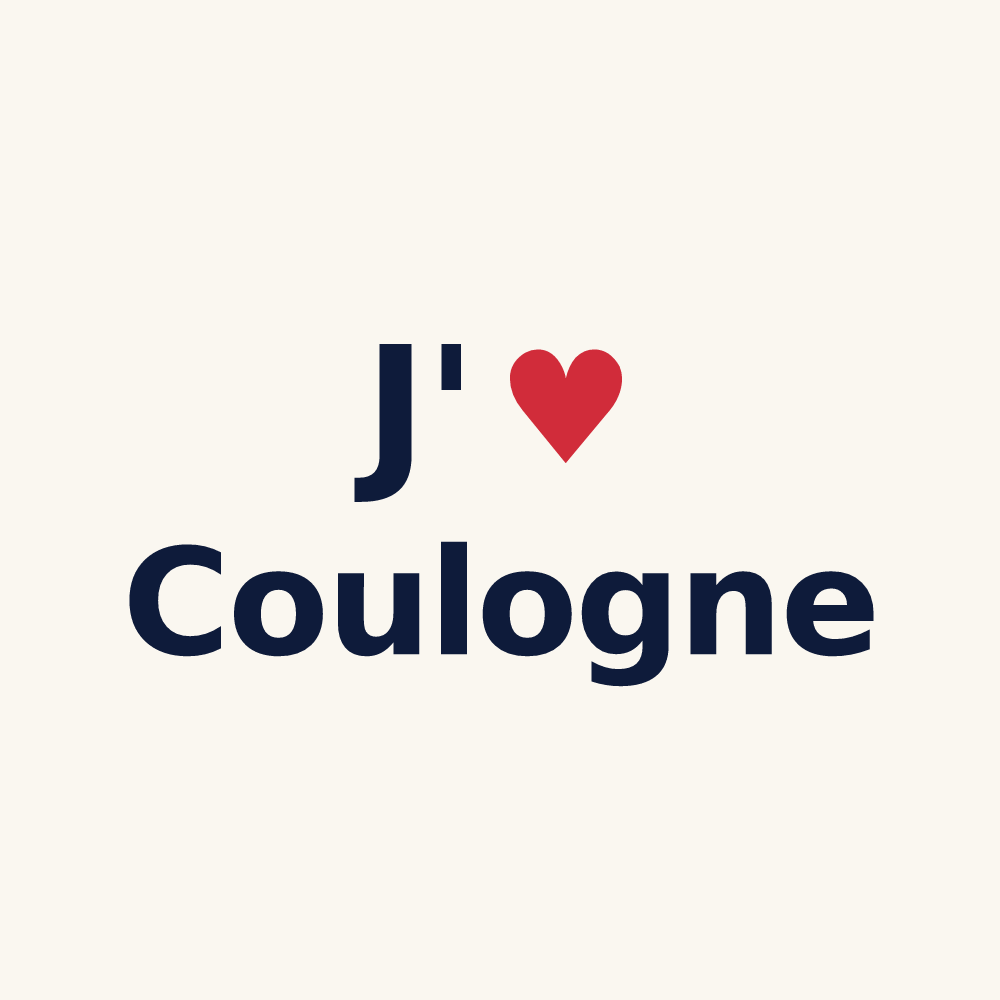 Tasse personnalisée Coulogne — design J'aime Coulogne