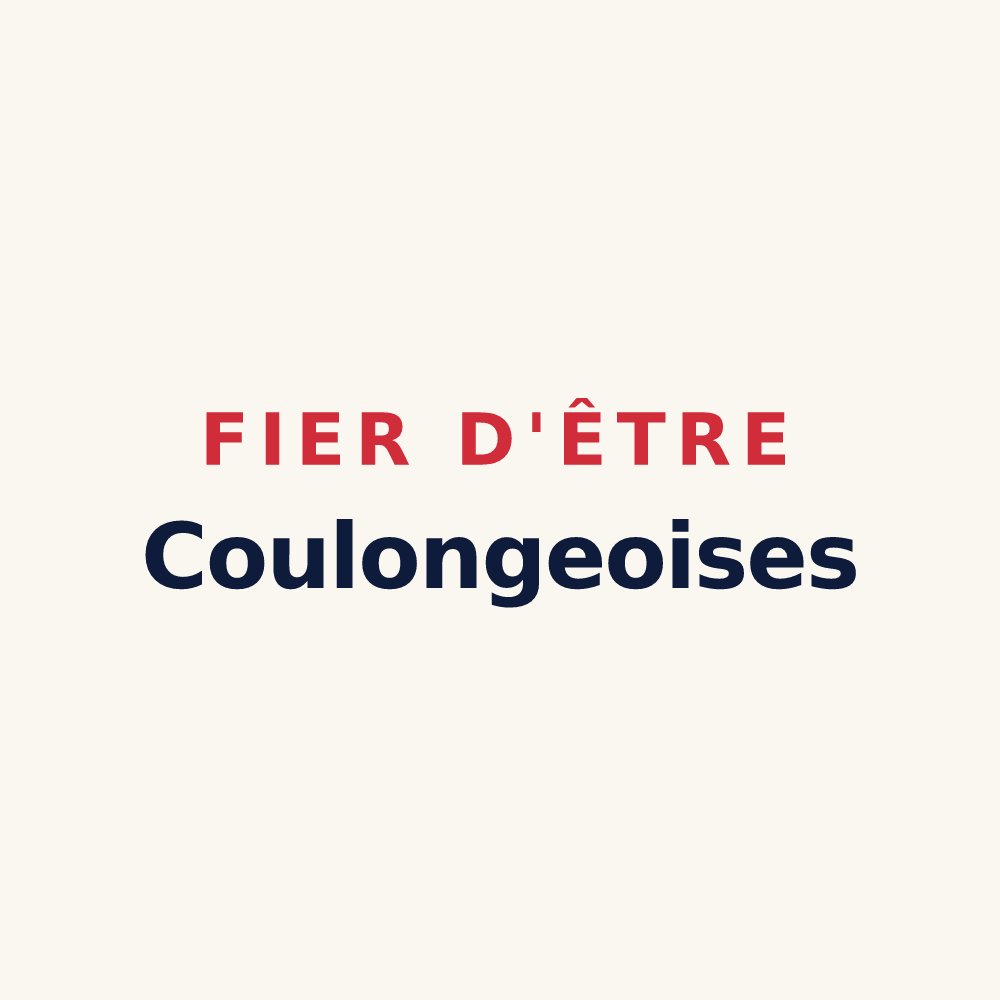 Tasse « Fier d'être Coulongeoises » — design pour Coulonges-sur-l'Autize