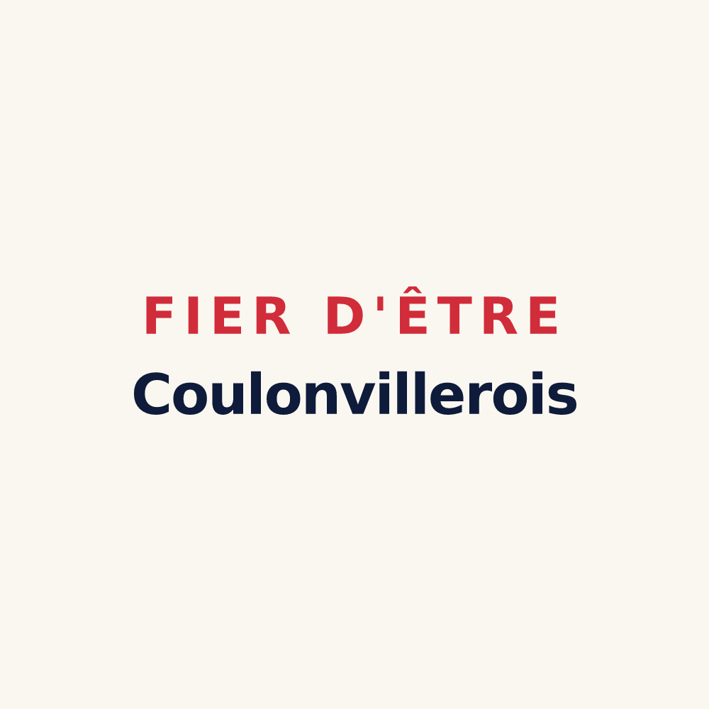Tasse « Fier d'être Coulonvillerois » — design pour Coulonvillers