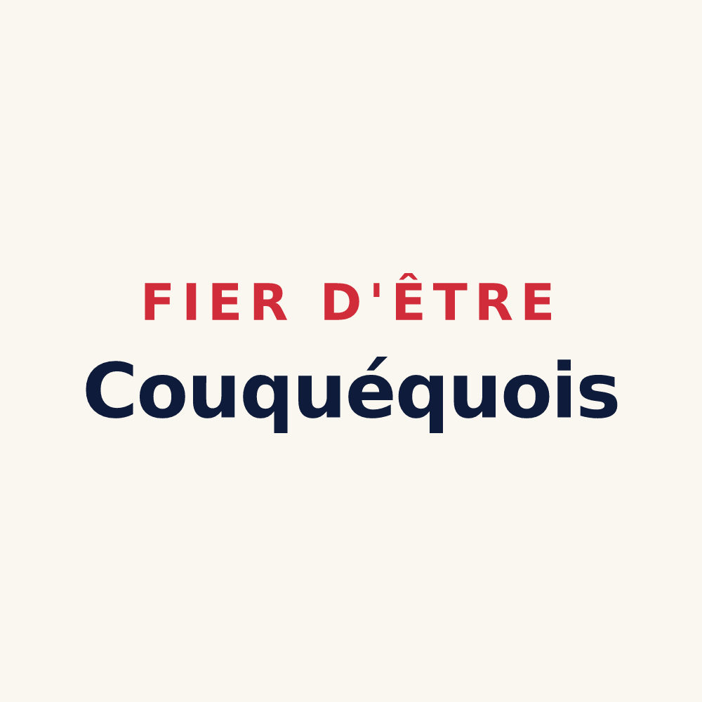 Tasse « Fier d'être Couquéquois » — design pour Couquèques