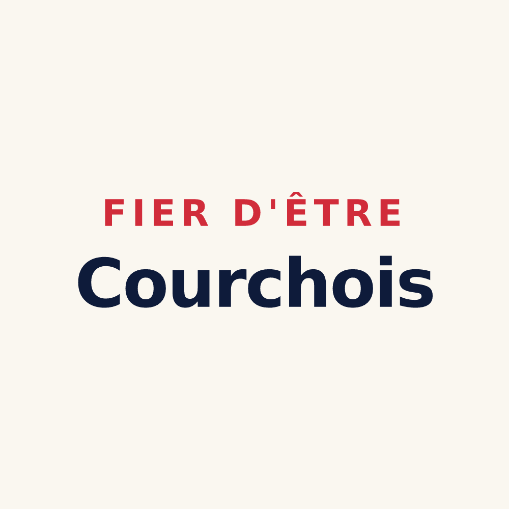 Tasse « Fier d'être Courchois » — design pour Cour-Cheverny