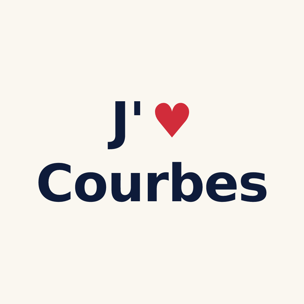 Tasse personnalisée Courbes — design J'aime Courbes