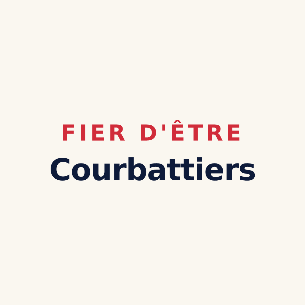 Tasse « Fier d'être Courbattiers » — design pour Courbette