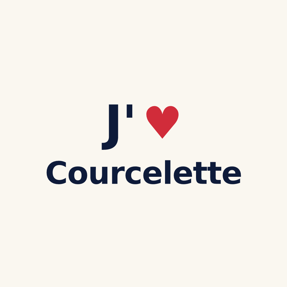 Tasse personnalisée Courcelette — design J'aime Courcelette
