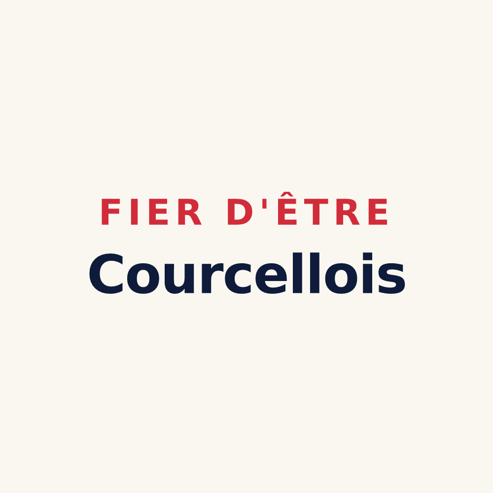 Tasse « Fier d'être Courcellois » — design pour Courcelles-Chaussy