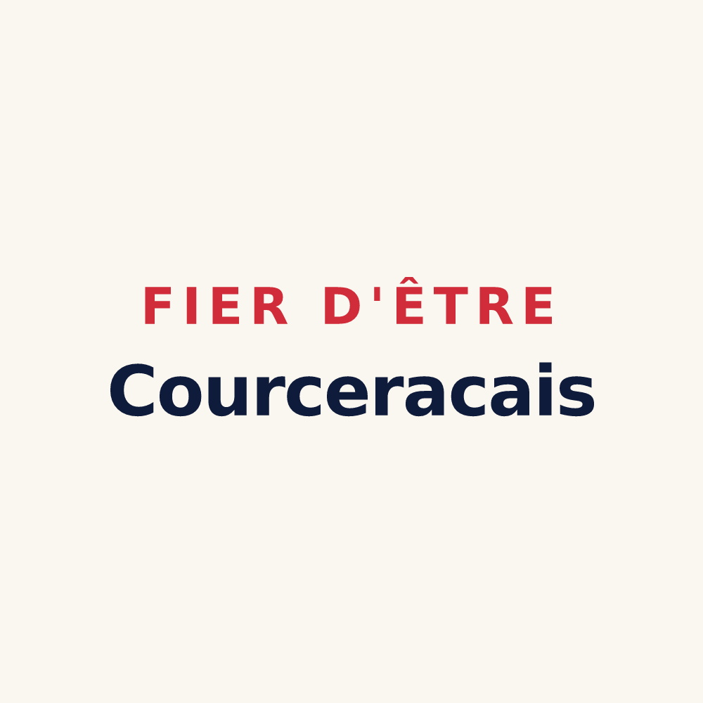 Tasse « Fier d'être Courceracais » — design pour Courcerac