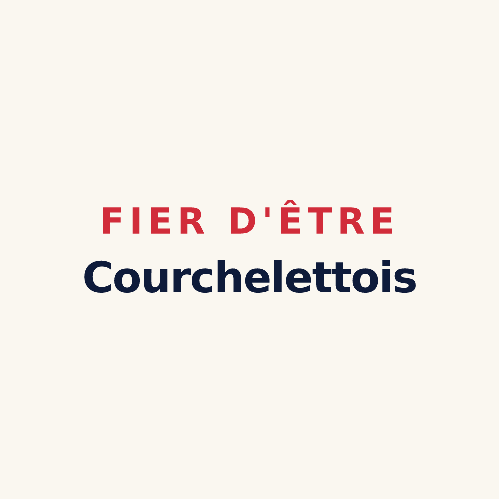 Tasse « Fier d'être Courchelettois » — design pour Courchelettes