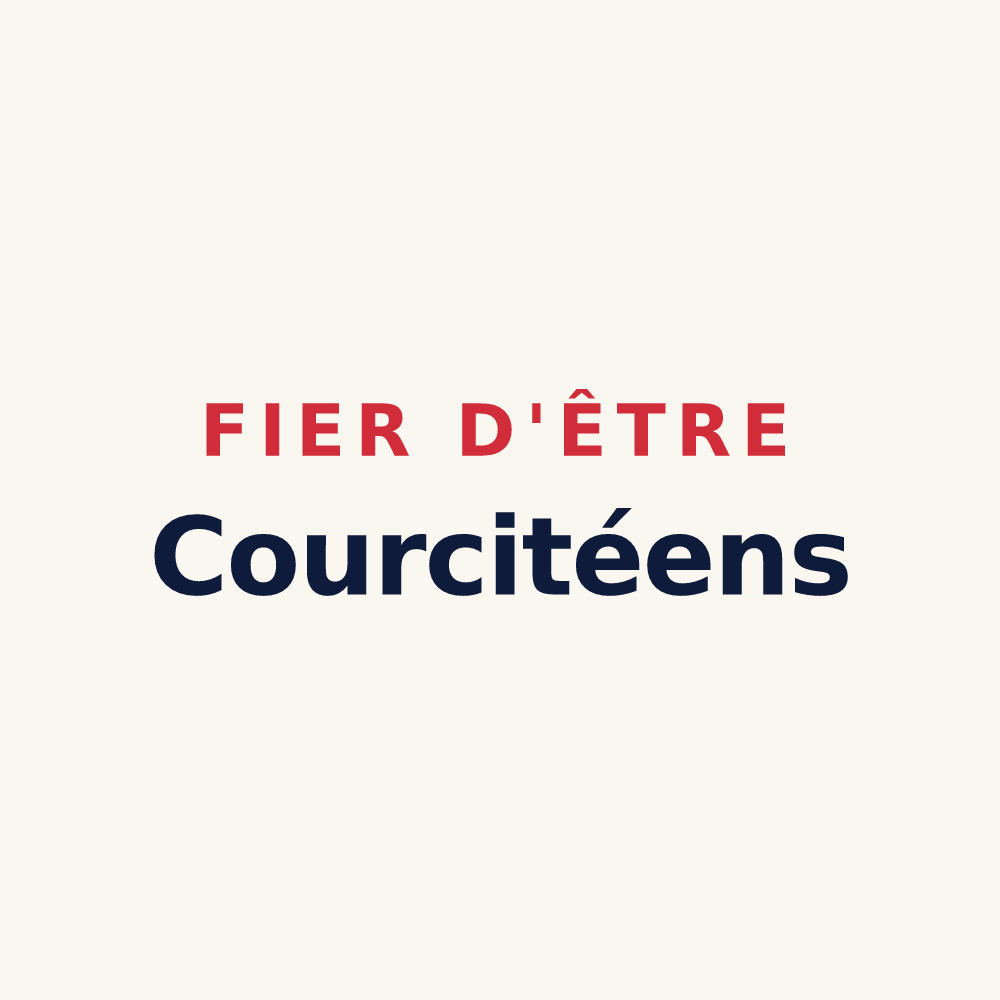 Tasse « Fier d'être Courcitéens » — design pour Courcité