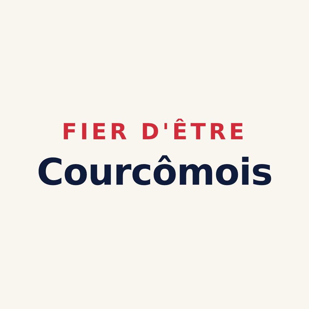 Tasse « Fier d'être Courcômois » — design pour Courcôme