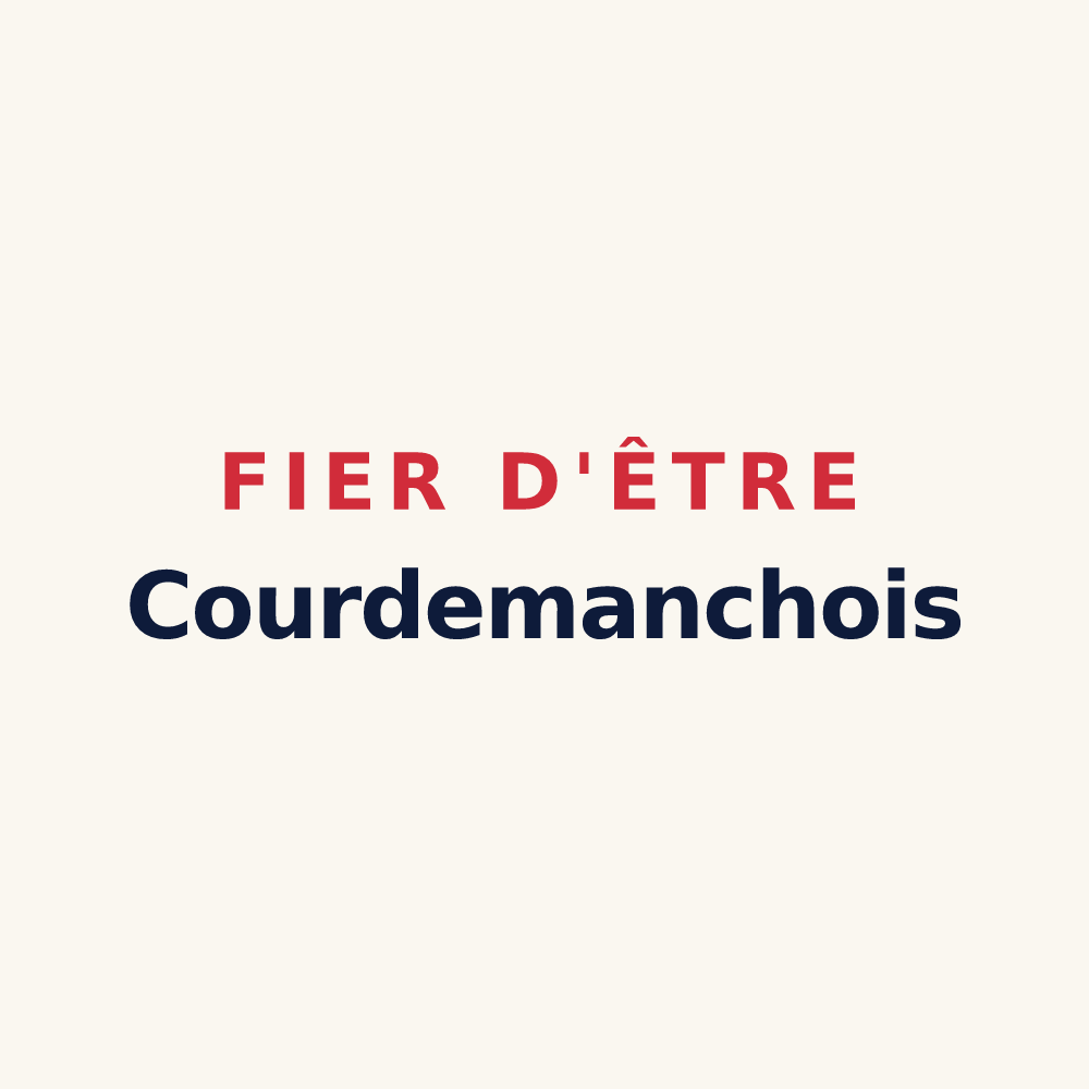Tasse « Fier d'être Courdemanchois » — design pour Courdemanche