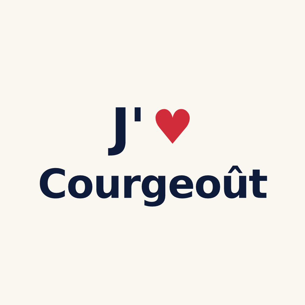 Tasse personnalisée Courgeoût — design J'aime Courgeoût