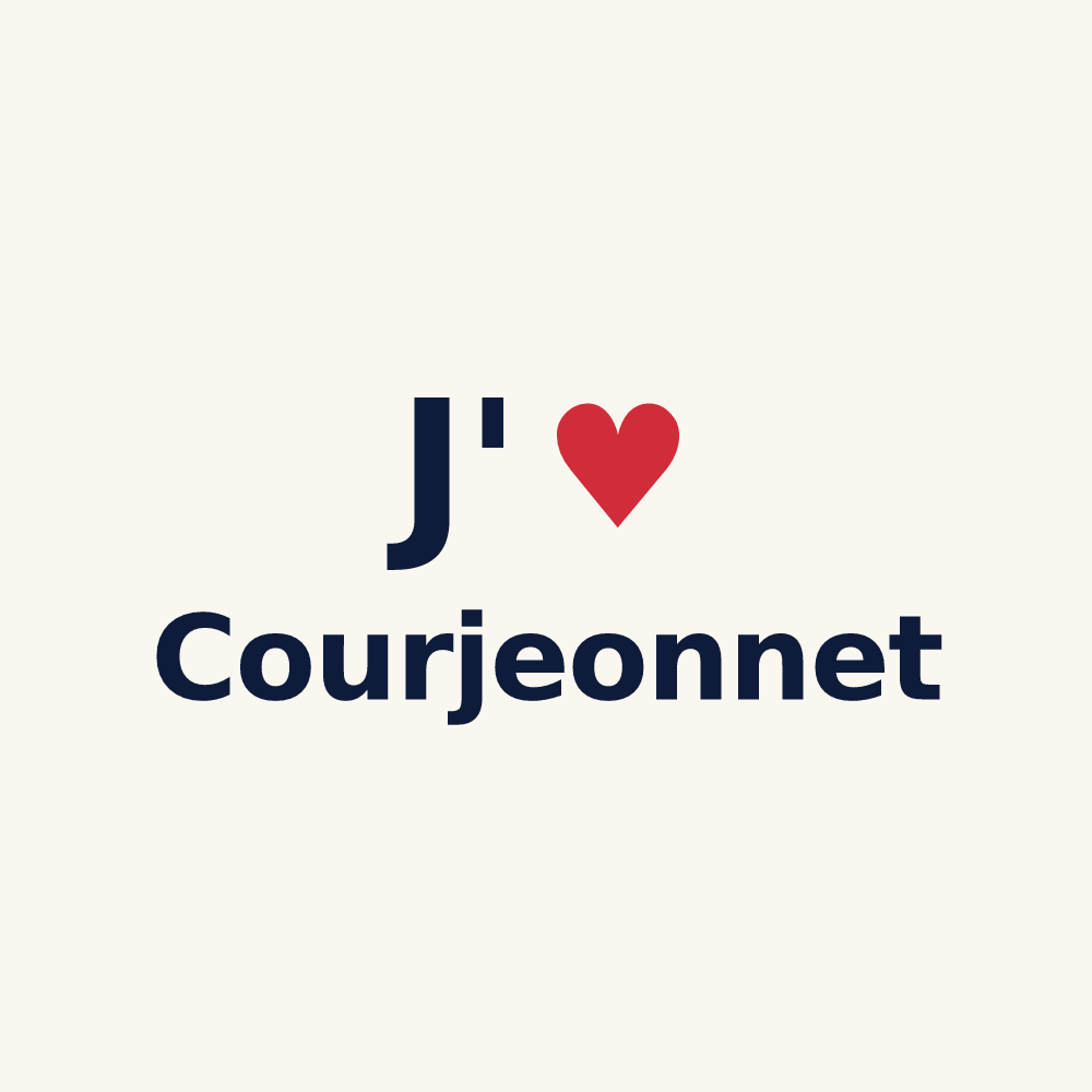 Tasse personnalisée Courjeonnet — design J'aime Courjeonnet