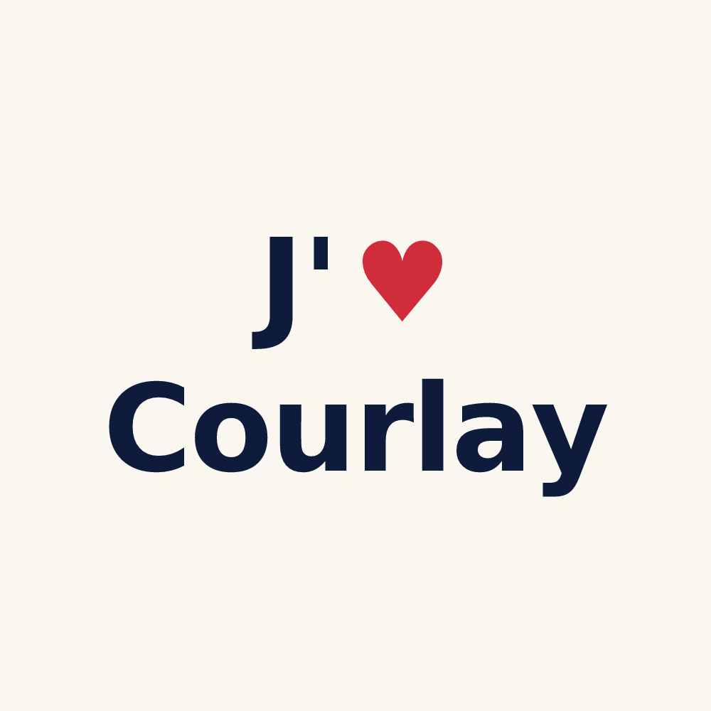Tasse personnalisée Courlay — design J'aime Courlay